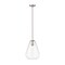 Z-Lite Ayra 1 Light Pendant, Brushed Nickel & Clear 488P12-BN - alternate 4